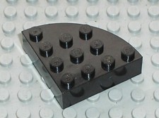 LEGO Black Brick 4 x 4 Corner