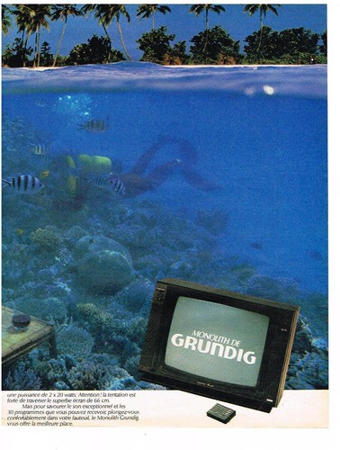 Publicite 1980 grundig - publicite,
