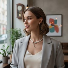 Collana Corta Donna Colore