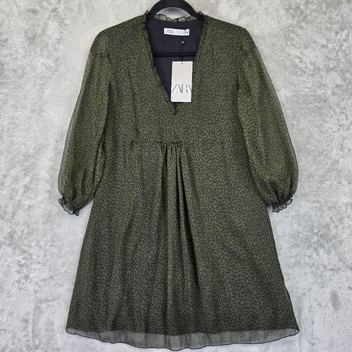 Abito zara donna piccolo verde - abito,