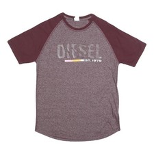 T-shirt DIESEL uomo marrone e
