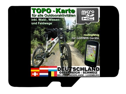 Germania topo mappa microsd - germania,