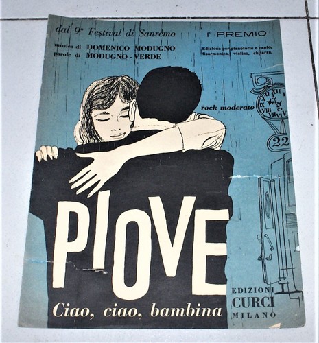Spartito piove ciao - spartito,