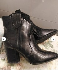 Stivaletti Pelle Neri Numero 37 