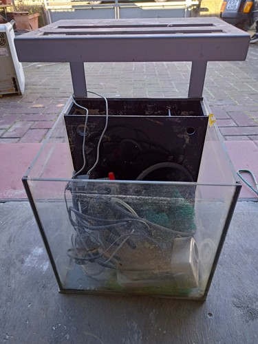 Acquario cubo con accessori - con,