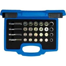 Kit set riparazione rifilettatori vite tappo tappi coppa di scarico olio auto 64