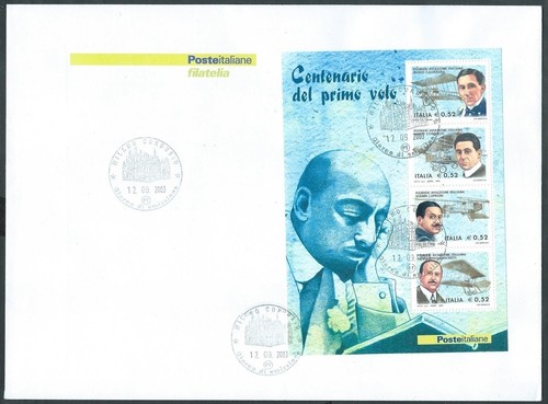 2003 italia fdc - fdc, poste