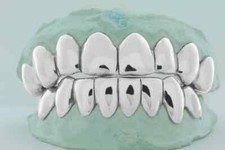 Griglia griglia in argento sterling 925 massiccio PERM, taglio PERMANENTE personalizzata