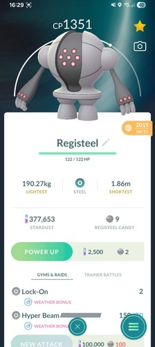 Registeel pokemon garantito - registeel,