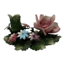 Pezzo floreale porcellana