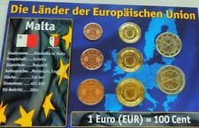 SERIE 8 MONETE DA 1 CENT A 2 EURO MALTA 2008 ,FDC +CONFEZIONE