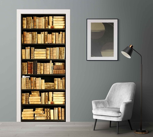 Scaffali vintage con libri