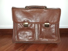 Borsa in cuoio artigianale pelletteria Barantani, usata ma ben tenuta