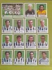 16 figurine Juventus 2001 2002
