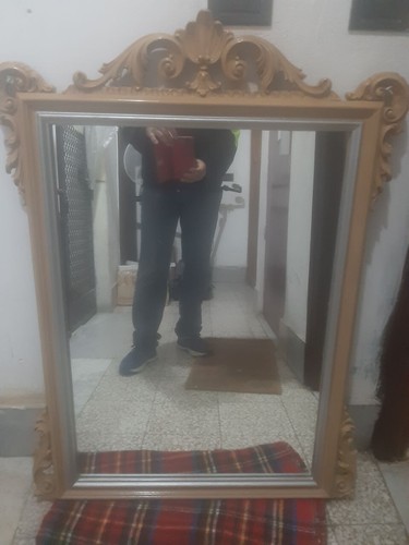 Specchio legno intagliato - legno,