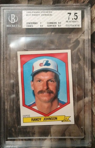 Randy johnson rookie card - rookie,