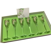 Bicchieri Da Champagne Perrier Jouet dipinti a mano