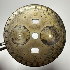 Angelus Chronodato vintage Chronograph tropical dial