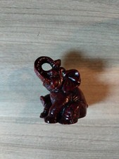 Elefanti Da Collezione Vetrinetta Passione Statuette Animali 5x4 cm circa 