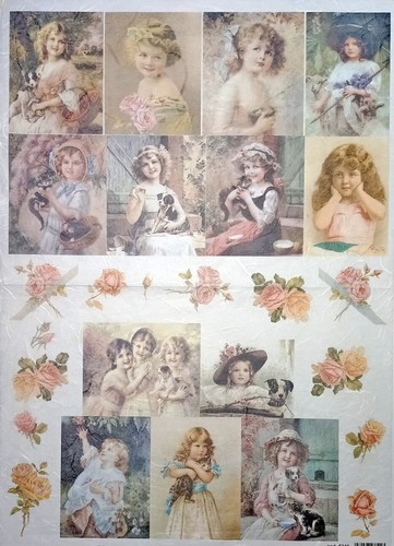 Carta riso decoupage cm - riso,