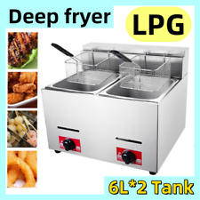 Friggitrice GPL 6L*2 Gas Fat