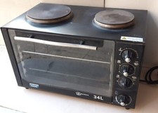 Fornetto elettrico 34L con piano cottura 2 piastre superiori Olimpic Ernesto5190