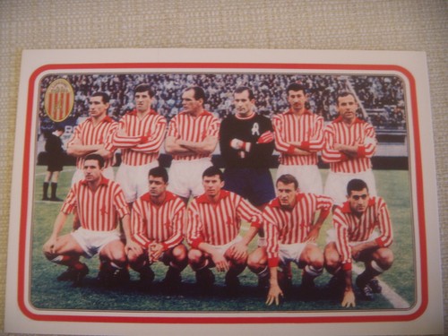 Cartolina calcio squadra - calcio,