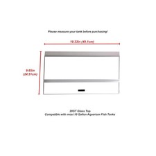 Tettoia vetro per - in, 20"