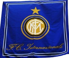 BANDIERA UFFICIALE INTER QUADRATA INTERNAZIONALE 140x140 blu