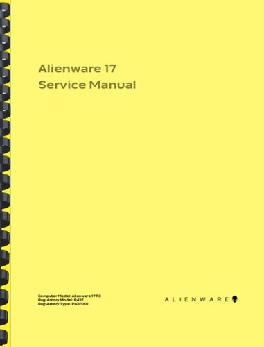Manuale servizio alienware - servizio,