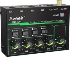 Mini mixer audio stereo