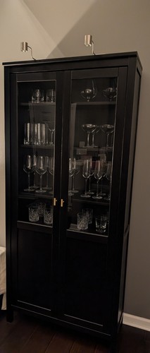 Ikea hemnes glass cabinet - ikea,
