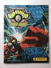 Superhuman Samurai Syber-Squad Album Figurine Panini (vuoto con cedola) Ottimo