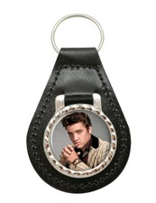 Portachiavi In Pelle Di Elvis