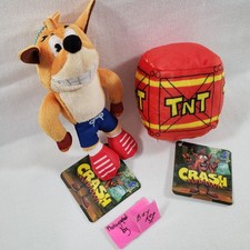 Crash Bandicoot Plush Keychain