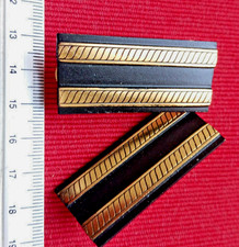 Coppia Gradi metallo Maresciallo Esercito GDF anni 70 -Turco Napoli