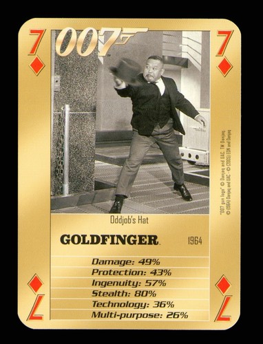 Playing card 007 bonds - 1,