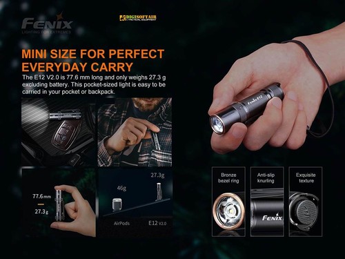Fenix e12 torcia - torcia, 160
