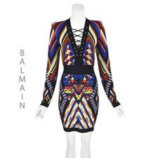 BALMAIN Mini Abito in Maglia