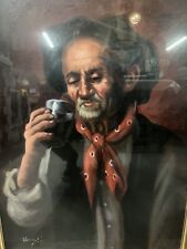 Quadro olio su tela dipinto Firmato PARISI quadro Vintage