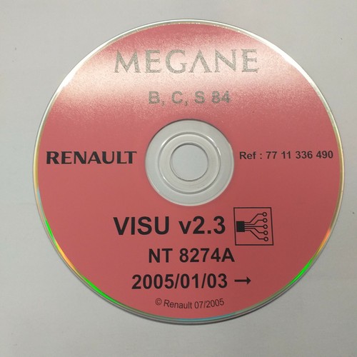 Rom renault megane - cd-rom, 2