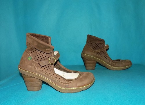 Scarpe naturalista nabuk - el, in