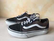 SCARPE SHOES VANS PLATFORM old skool NERO TAG : 37