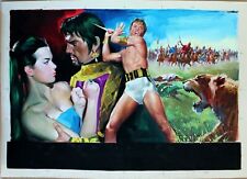 GIORGIO OLIVETTI  - GRANDE BOZZETTO CINEMATOGRAFICO - ORIGINAL CINEMA ART