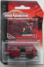 Majorette Vintage VW Volkswagen Bus T3 Camper Rosso Vino Nuovo/Imballo Originale Van Camper WoMo