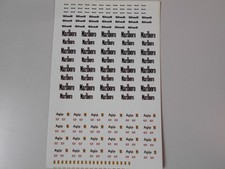 SM114 114 decals sponsor Marlboro, shell, agip, Ferrari 1/43