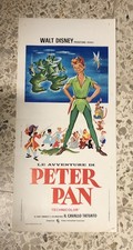 Locandina Cinema Originale Le Avventure Di Peter Pan Disney