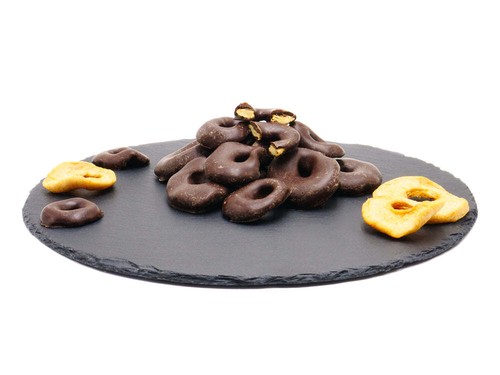 Anelli mele con cioccolato - anelli, di