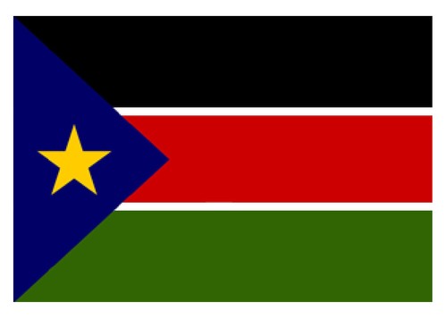 Southern sudan flag - 5ft, x