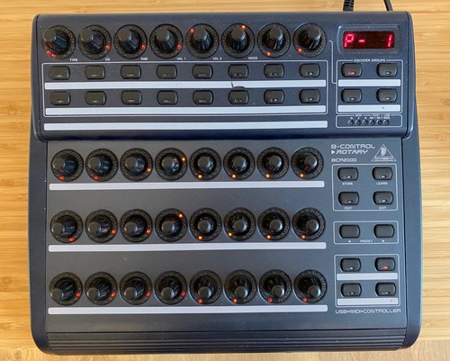 Behringer bcr2000 control - behringer, b-control